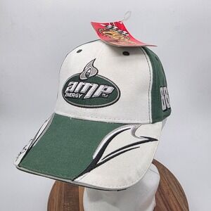 NASCAR Dale Earnhardt Jr 88 AMP Energy Hat Winners Circle Green White New